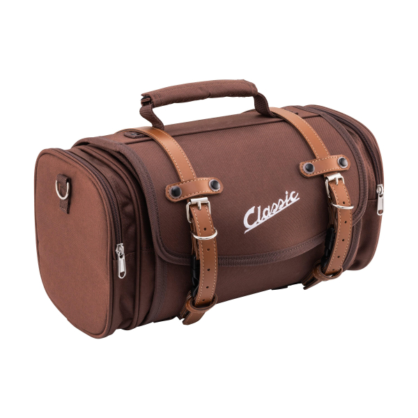 Tasche/Koffer für Gepäckträger - "Classic" - 10 Liter - tobacco-braun